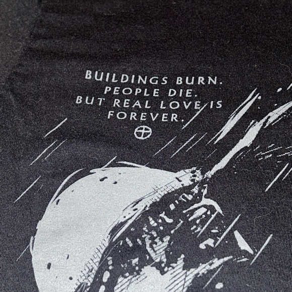 The Crow Real Love Is Forever Graphic Shirt Large Brandon Lee Size S Men’s/women - Picture 4 of 11